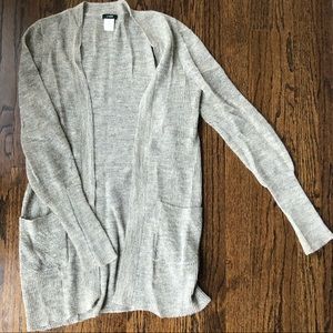 Open mid length cardigan